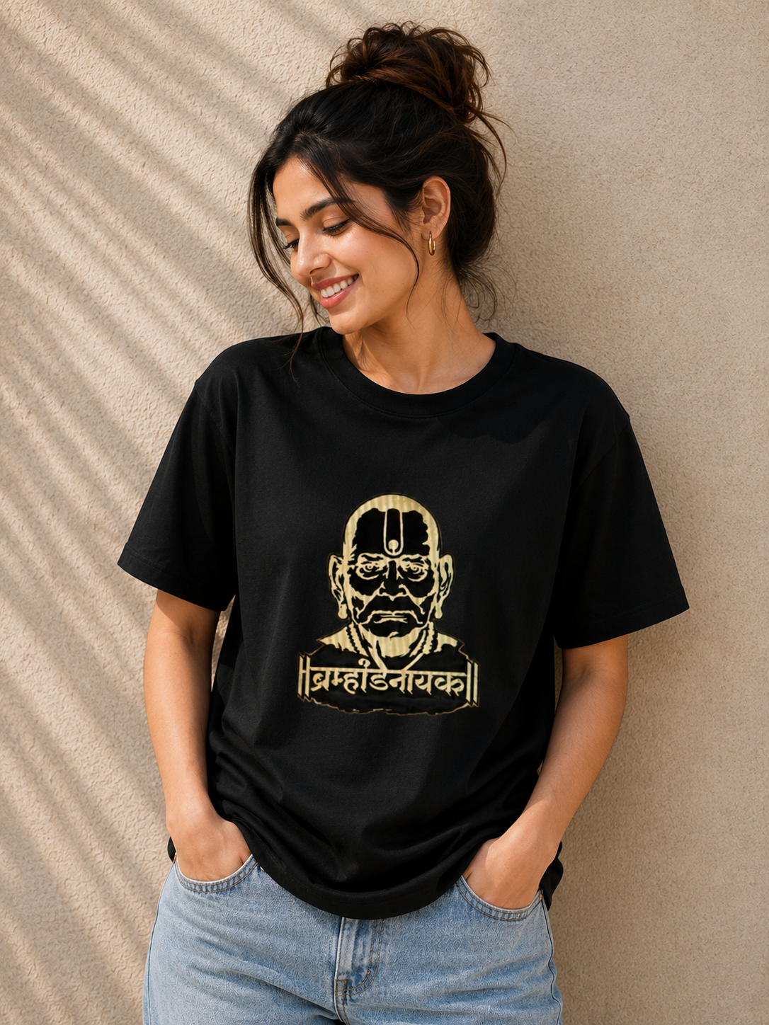 Brahmand Nayak Swami Samarth Spiritual Graphic Unisex T-Shirt