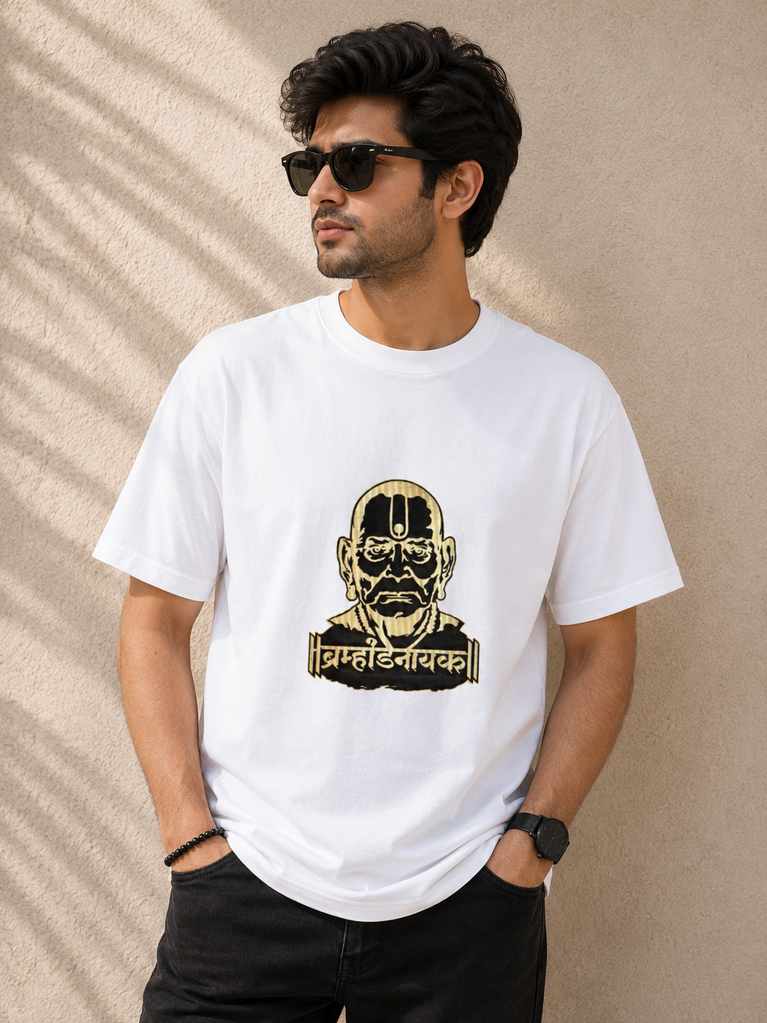 Brahmand Nayak Swami Samarth Spiritual Graphic Unisex T-Shirt