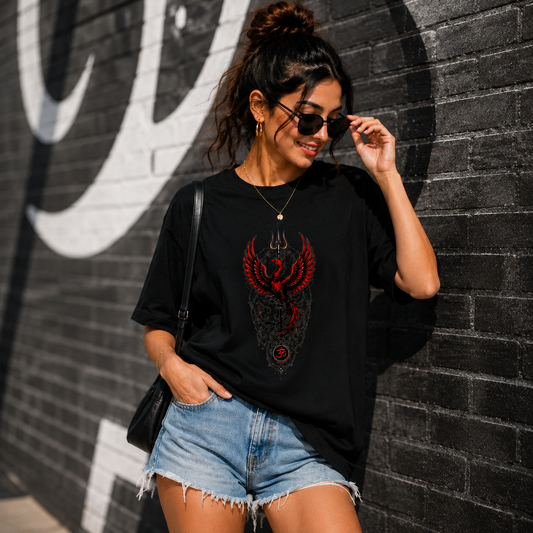 Warrior of Sacred Fire Graphic Unisex Classic Crew T-Shirt for men & women