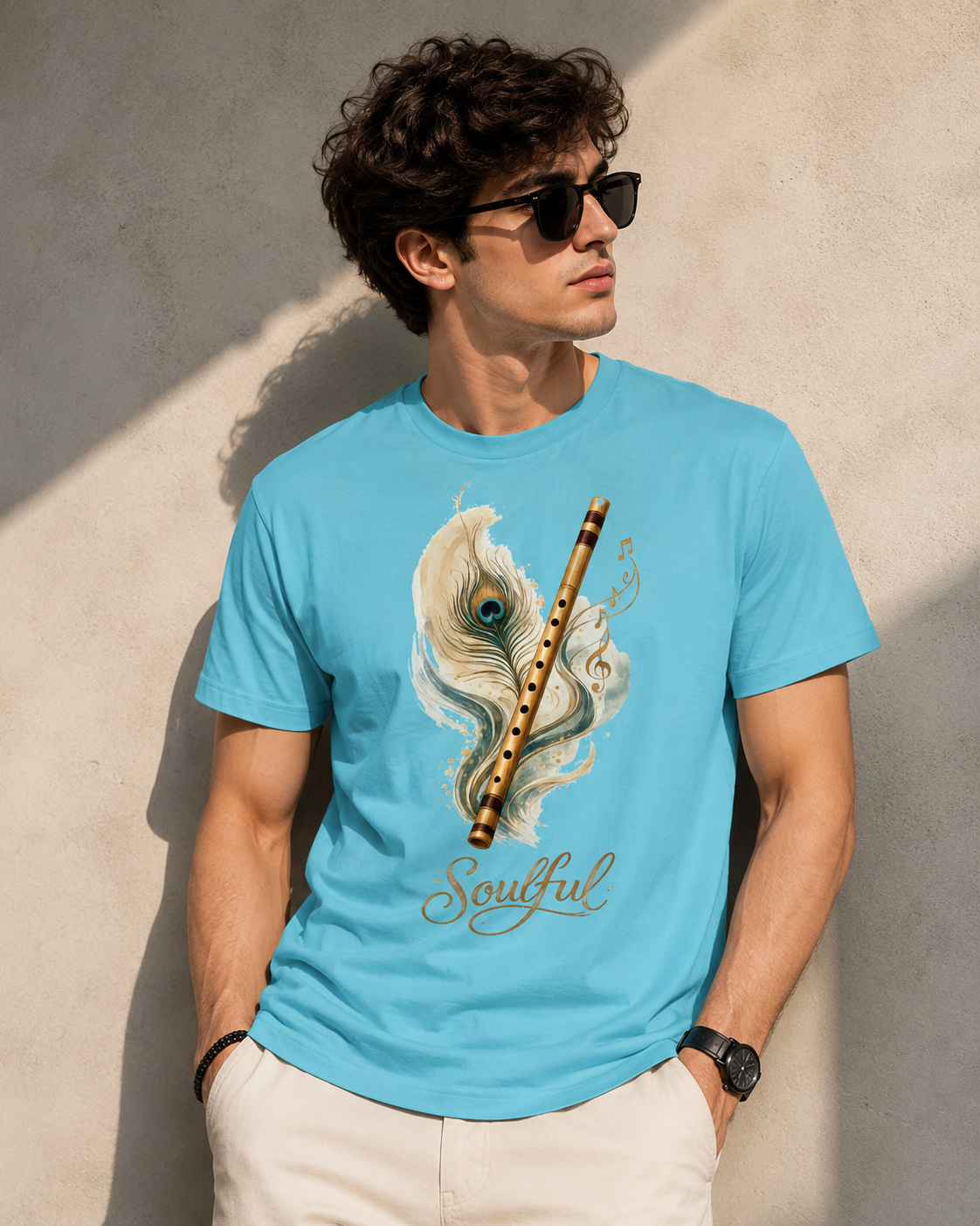 Soulful Flute Unisex Classic Crew T-Shirt