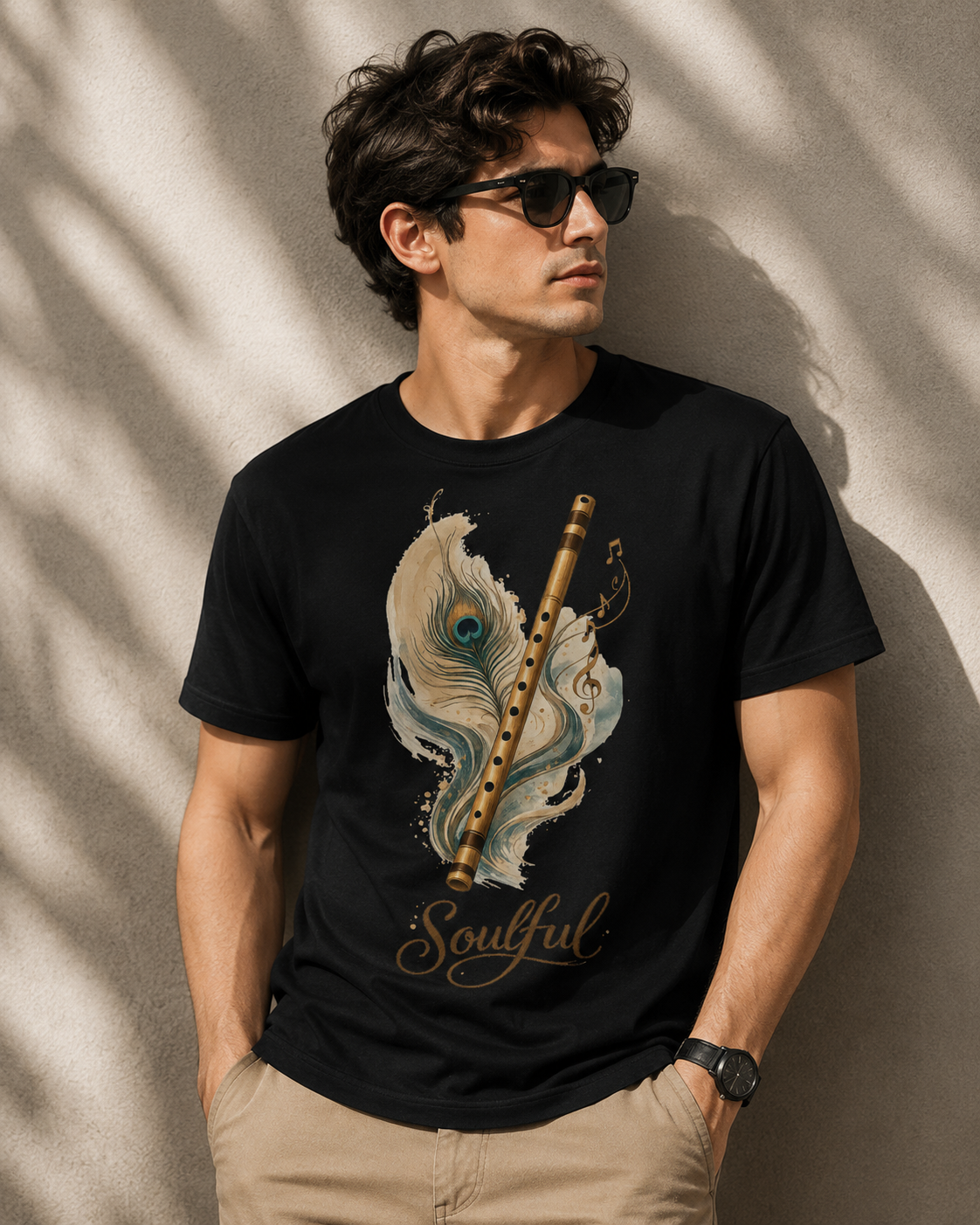 Soulful Flute Unisex Classic Crew T-Shirt