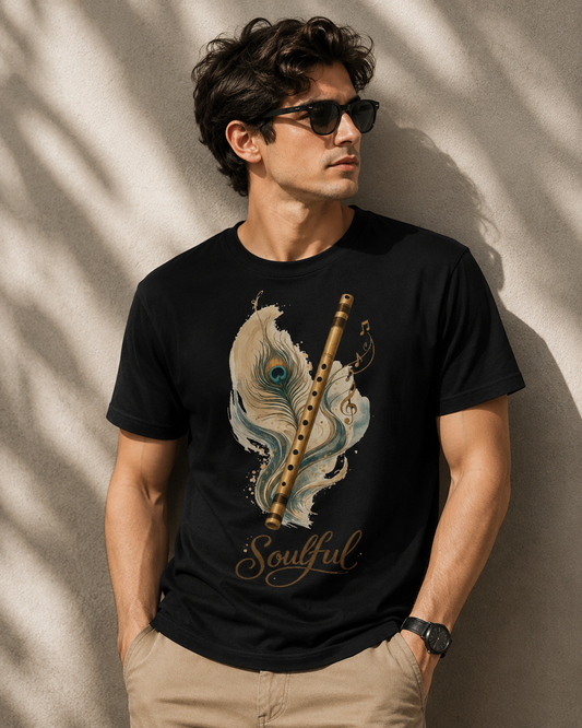 Soulful Flute Unisex Classic Crew T-Shirt