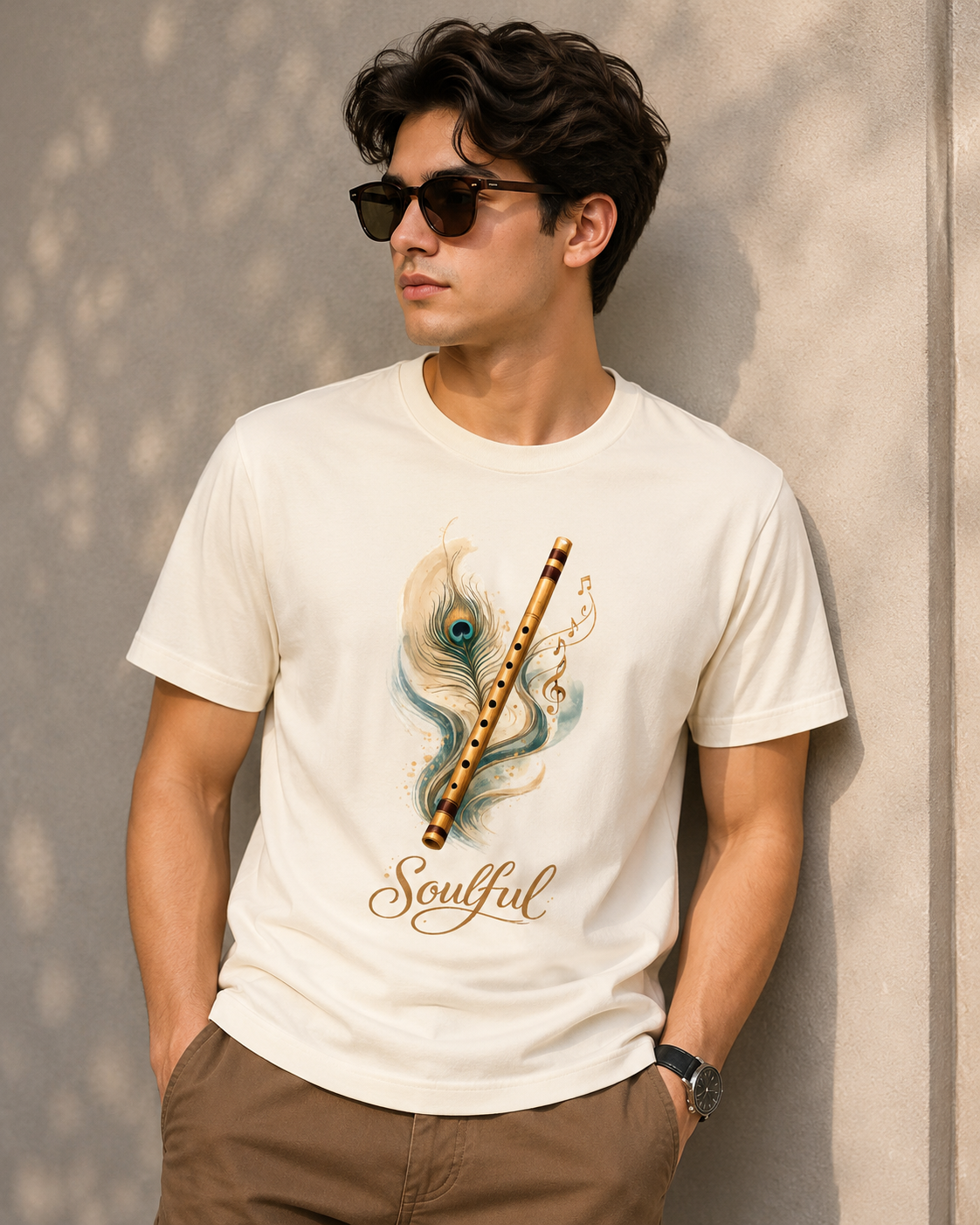 Soulful Flute Unisex Classic Crew T-Shirt
