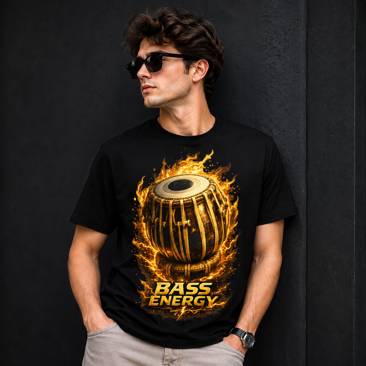 Bass Energy Unisex Classic Crew T-Shirt