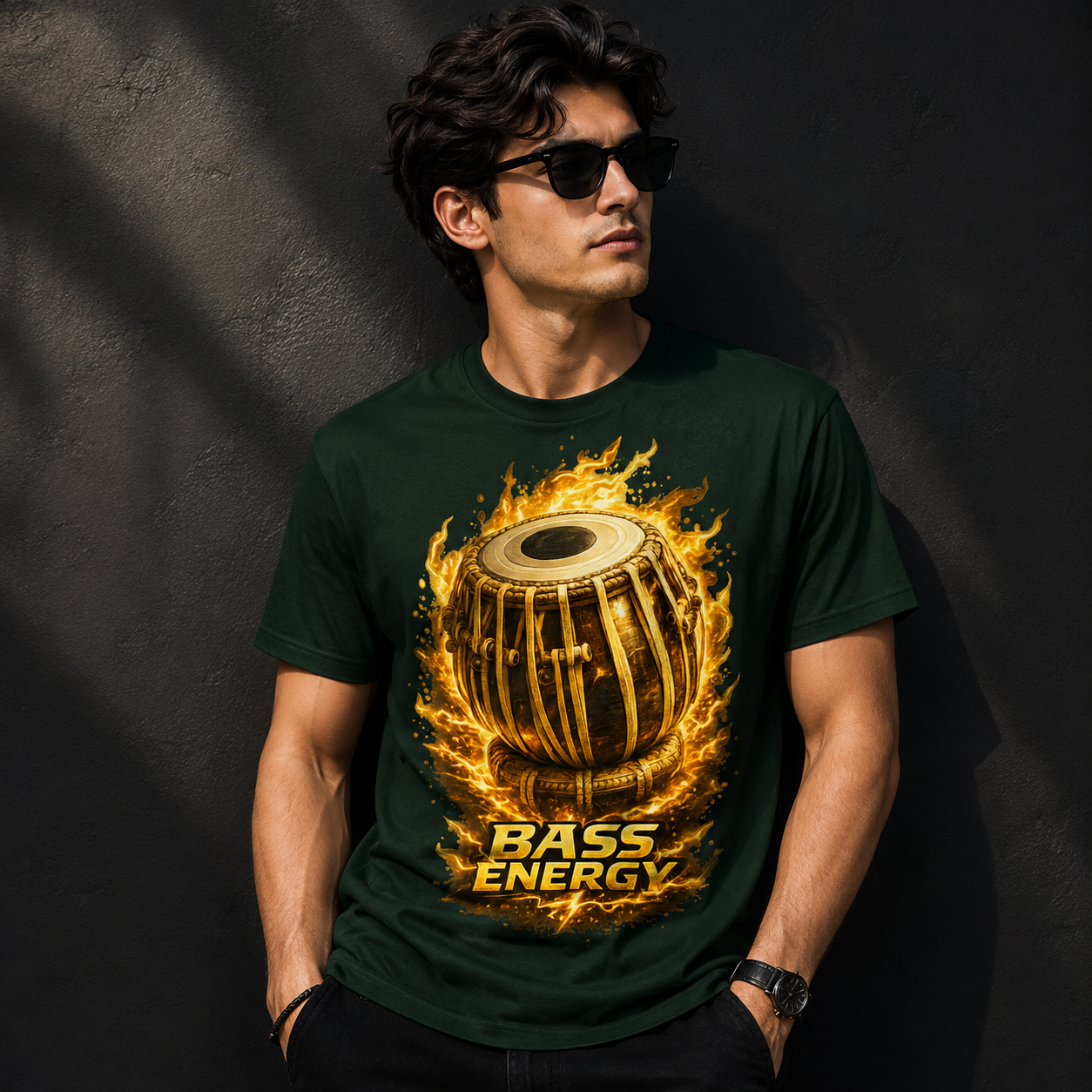 Bass Energy Unisex Classic Crew T-Shirt
