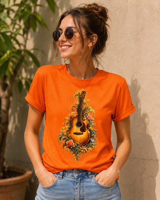 Symphony Guitar Unisex Classic Crew T-Shirt