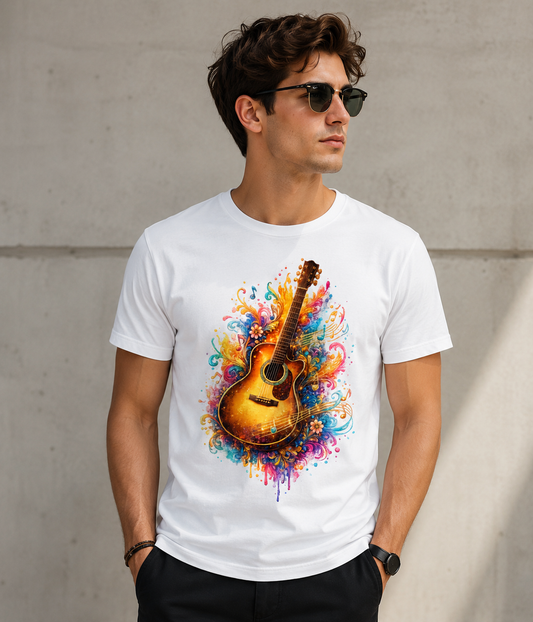 Guitar Vibes Unisex Classic Crew T-Shirt