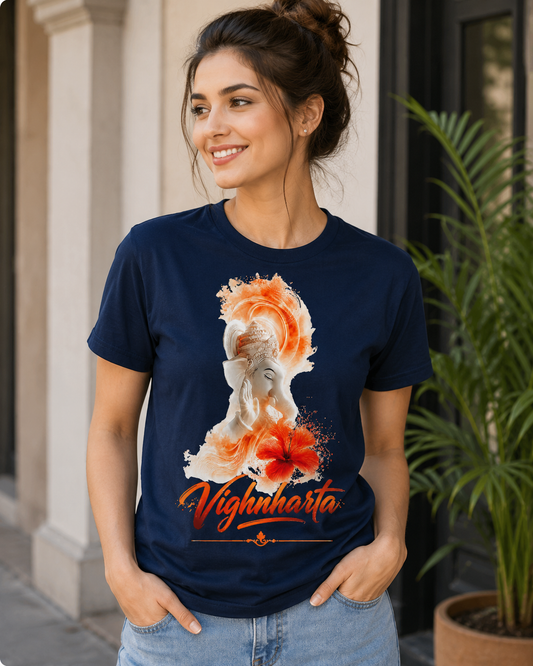Vighnharta Unisex Classic Crew T-Shirt