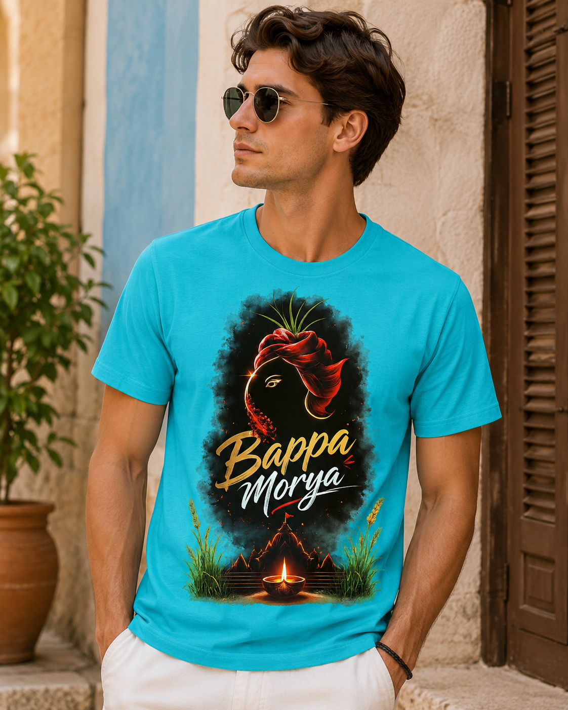 Bappa Morya Unisex Classic Crew T-Shirt