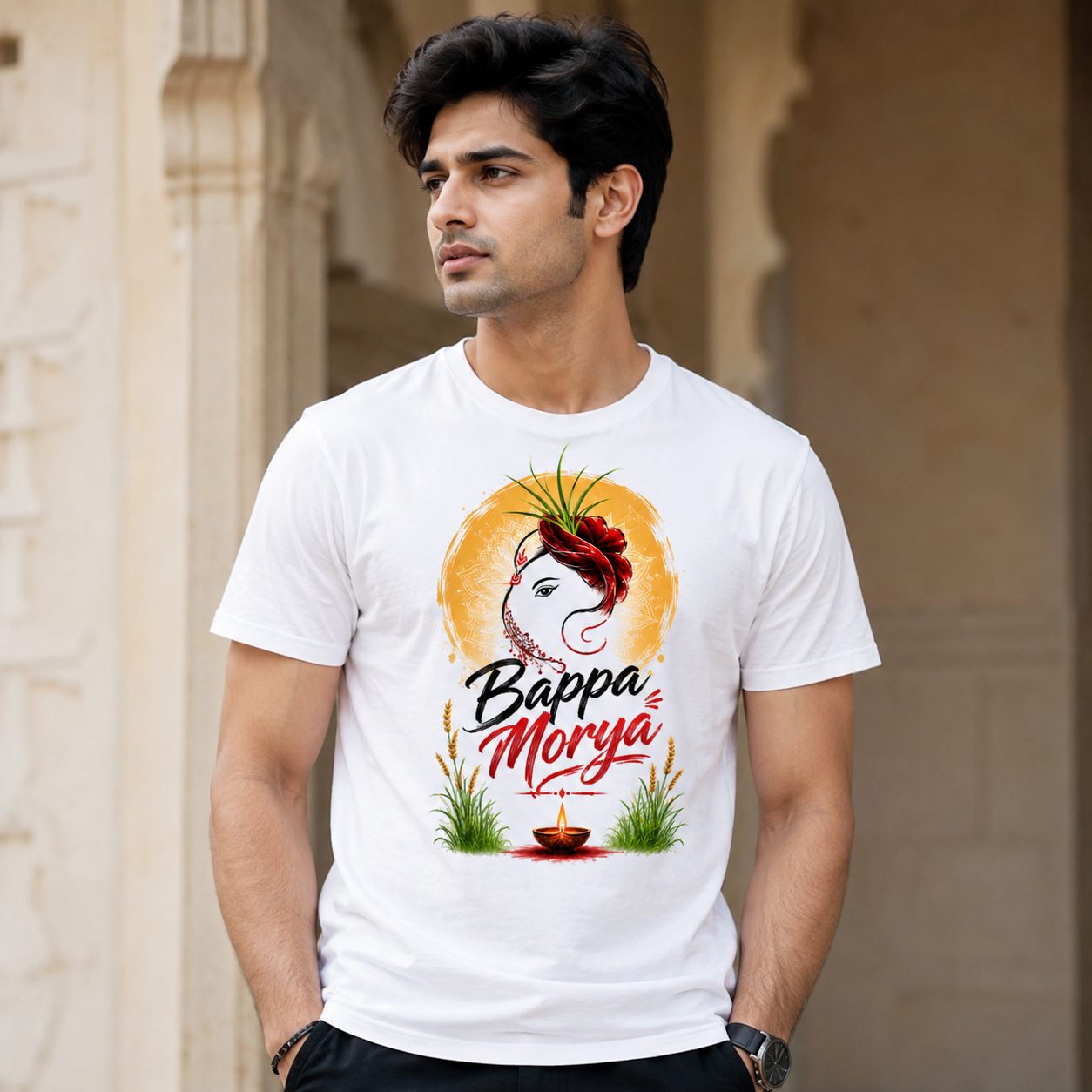 Bappa Morya Unisex Classic Crew T-Shirt