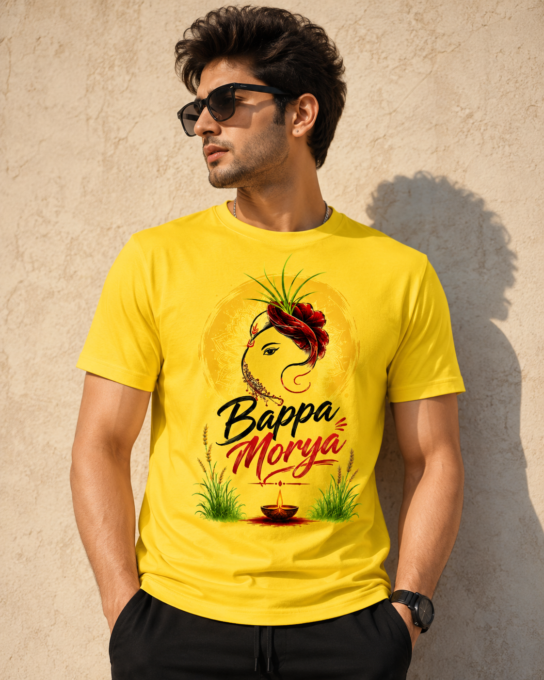 Bappa Morya Unisex Classic Crew T-Shirt