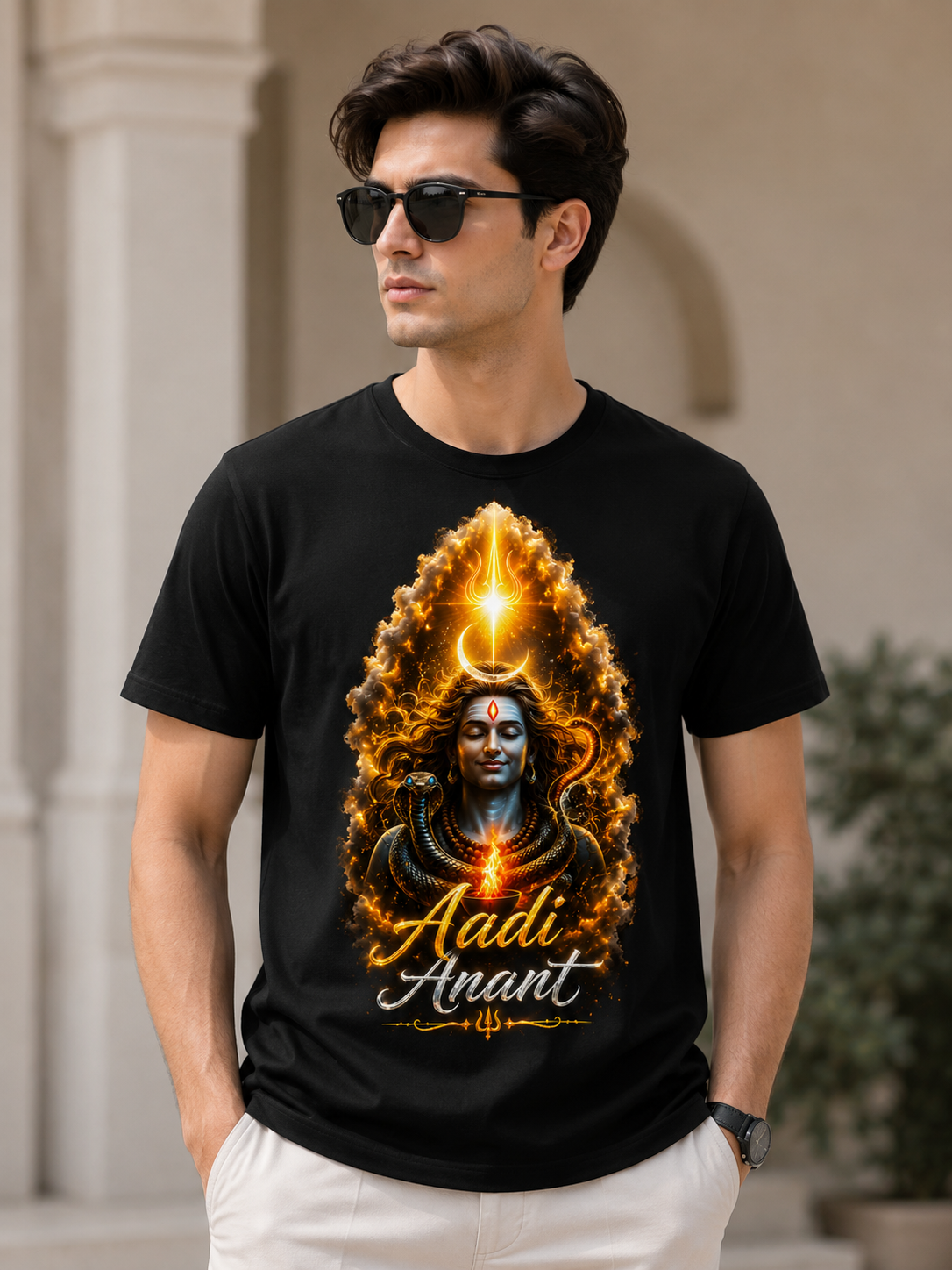 Aadi Anant Unisex Classic Crew T-Shirt
