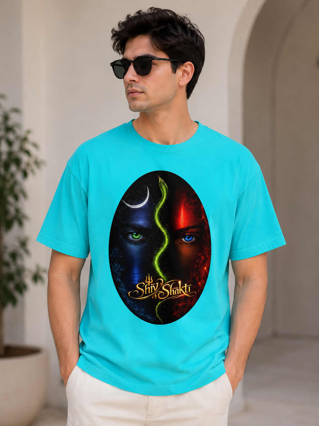 Shiv Shakti Unisex Classic Crew T-Shirt