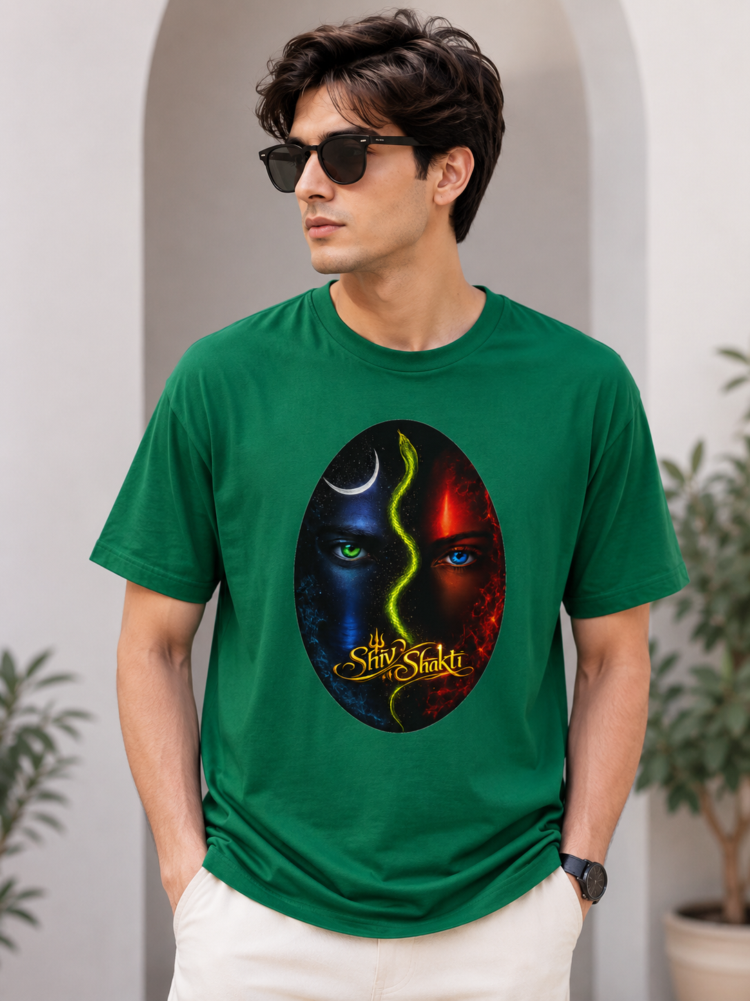 Shiv Shakti Unisex Classic Crew T-Shirt