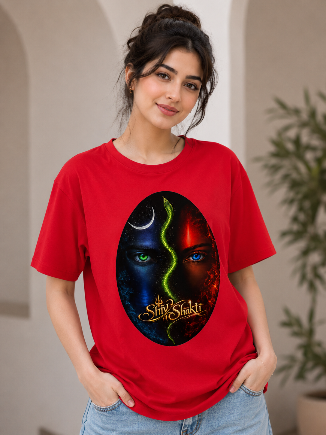Shiv Shakti Unisex Classic Crew T-Shirt