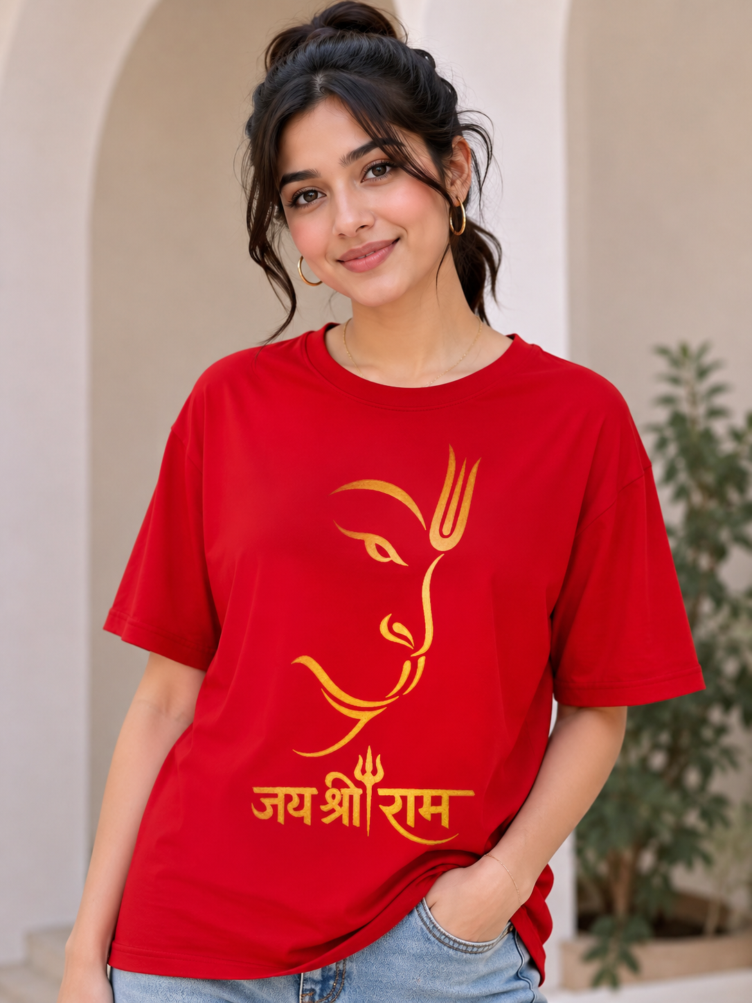 Jai Shree Ram Unisex Classic Crew T-Shirt