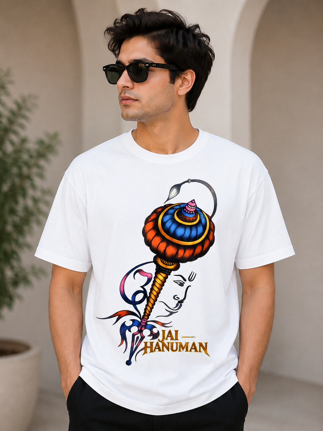 Jai Hanuman Unisex Classic Crew T-Shirt
