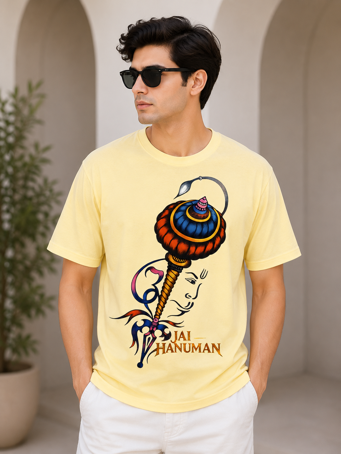 Jai Hanuman Unisex Classic Crew T-Shirt