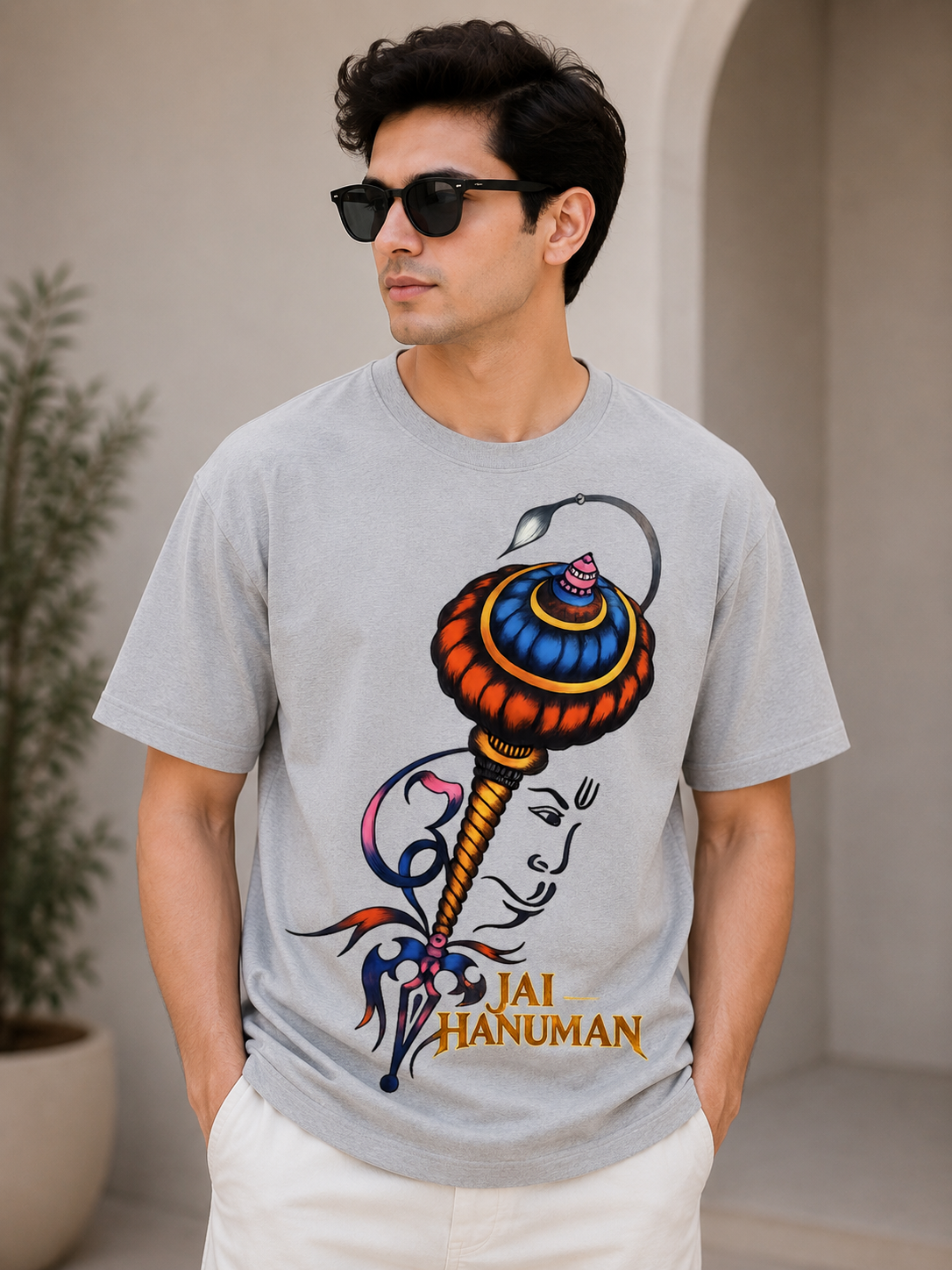 Jai Hanuman Unisex Classic Crew T-Shirt