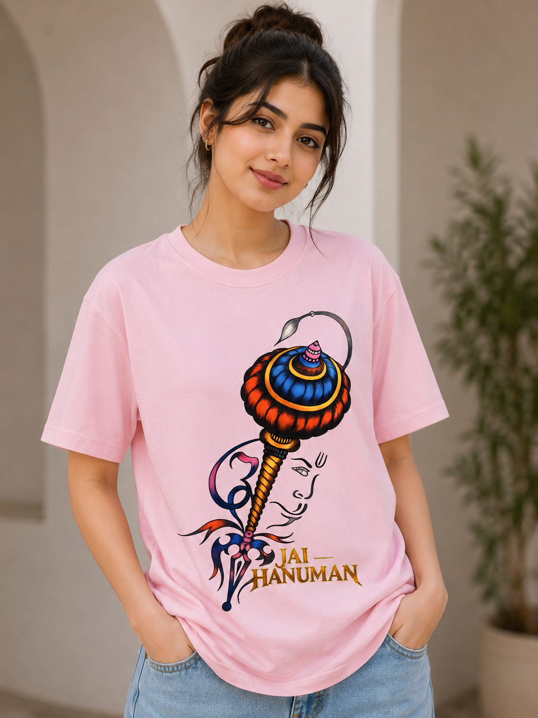 Jai Hanuman Unisex Classic Crew T-Shirt