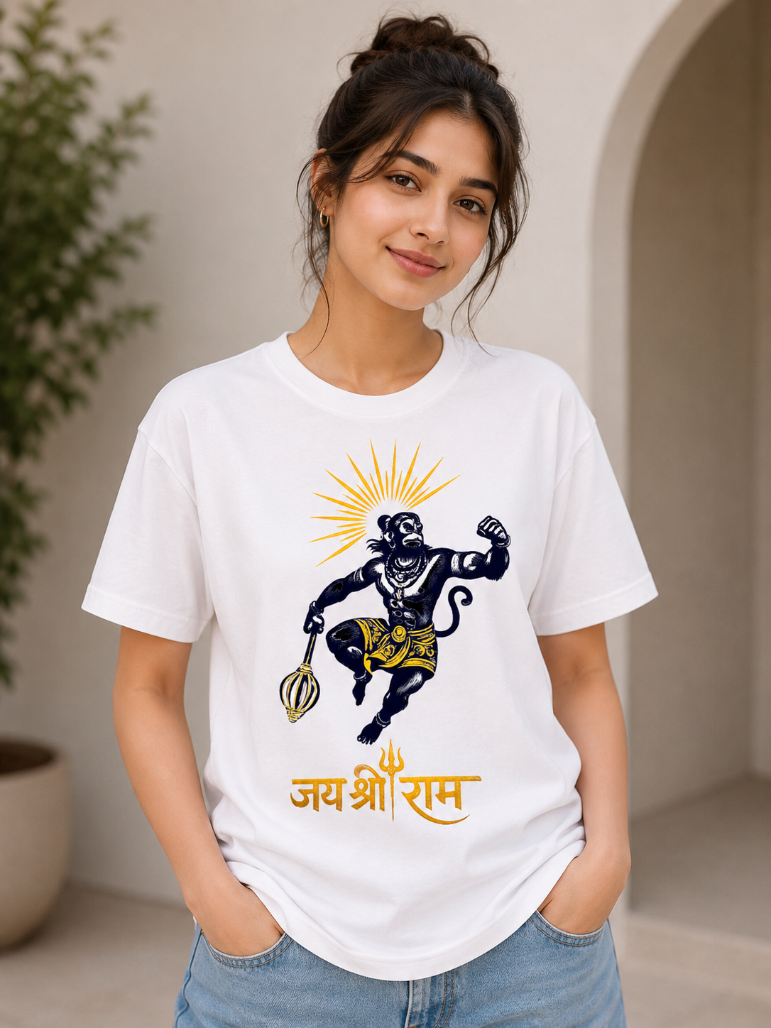 Jai Shri Ram Unisex Classic Crew T-Shirt