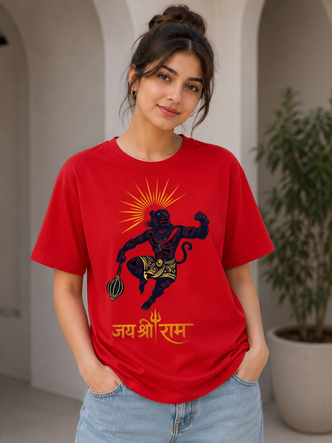 Jai Shri Ram Unisex Classic Crew T-Shirt