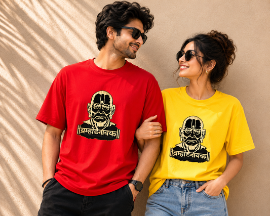 Brahmand Nayak Swami Samarth Spiritual Graphic Unisex T-Shirt
