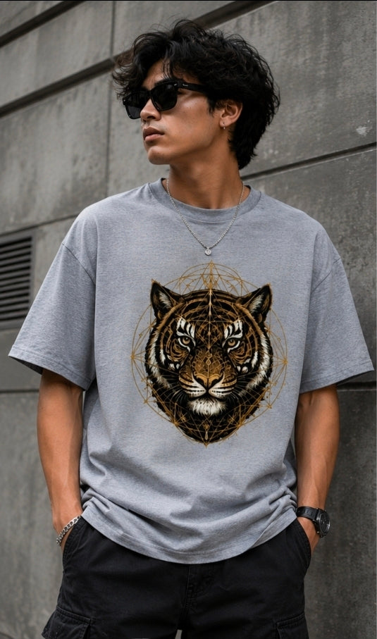 Majestic Tiger Oversized Graphic T-Shirt – Wild Streetwear Tee
