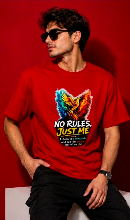 No Rules Just Me Graphic Unisex Classic Crew T-Shirt for Men & Women