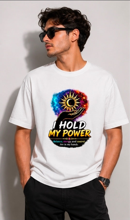 I Hold My Power Graphic Unisex Classic Crew T-Shirt for Men & Women