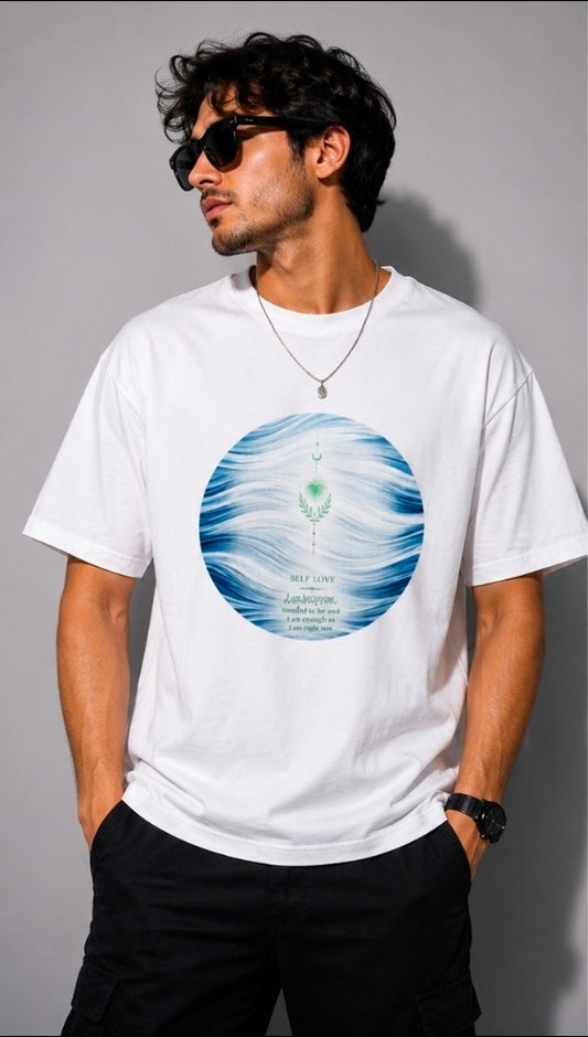 Divine Guidance Artistic Graphic Unisex Classic Crew T-Shirt for Men & Women