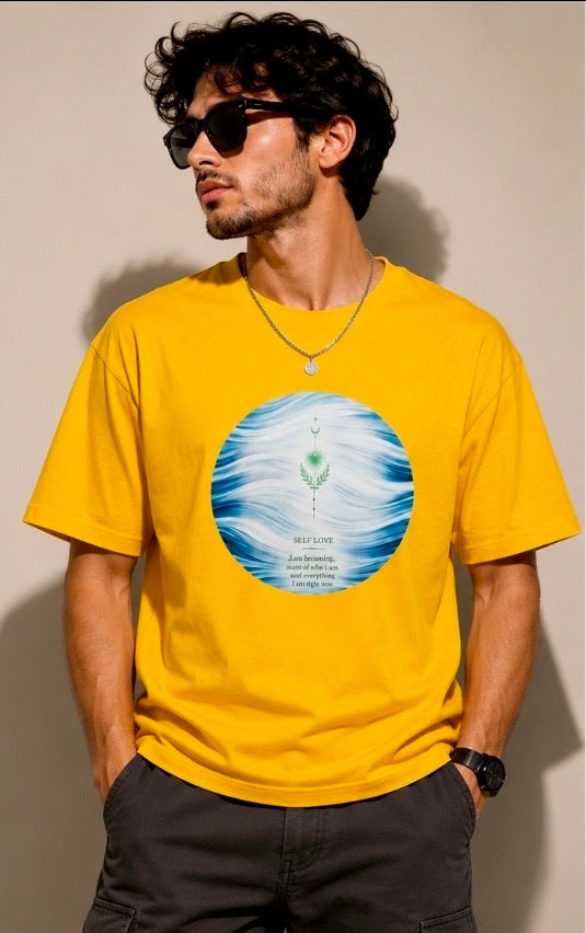 Divine Guidance Artistic Graphic Unisex Classic Crew T-Shirt for Men & Women
